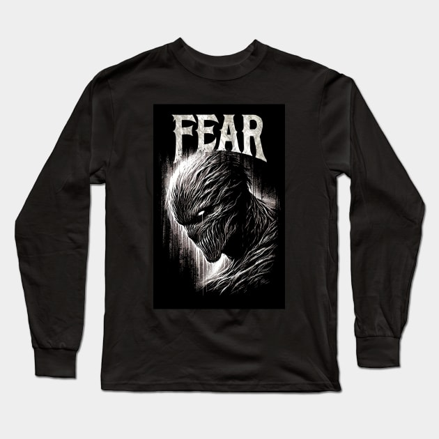 Fear Reflections Long Sleeve T-Shirt by aswIDN